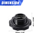 X AUTOHAUX Engine Fuel Tank Cap Gas Oil Filler Plug Cover Replace 0453-10-250 for Mazda MX-6 1988-1997 for Mazda Millenia Miata Black...