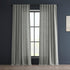 HPD Half Price Drapes Premium Heavy Faux Linen Curtains for Living Room (1 Panel), 50W x 108L Light Filtering Curtains 108 Inches Long Window Curt...