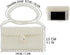 Luxury Pearl Bag Chain Bag Purse Shoulder Bag Evening Bags for Women, Artificial Pearl Clutch Crossbody Beaded Handmade Bags for Party Wedding Bri...