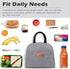 BALORAY Lunch Bag for Women Men Insulated Lunch Box for Adult Reusable Lunch Tote Bag for Work, Picnic or Travel (Grey)...