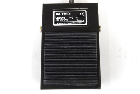 TEMCo Industrial Foot Switch CN0001-10A SPDT NO NC Electric Power Pedal Momentary CNC...