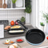 5 Inch Mini Nonstick Egg Pan, Small Frying Pan Nonstick Small Egg Frying Pan Single Egg Frying Pan Stainless Steel Egg Pan Blue...