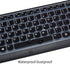 CaseBuy Keyboard Cover for Lenovo 510 Wireless Keyboard GX30N81775 4X30M39458, Lenovo Wireless Keyboard Protector Skin, Keyboard Accessories, Blac...