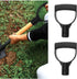 2PCS Spade Handle D Shaped Plastic Grip Shovel Handle Replacement Garden Fork Handle 28mm Inner Diameter for Spade Shovel Fork Digging Raking Tool...