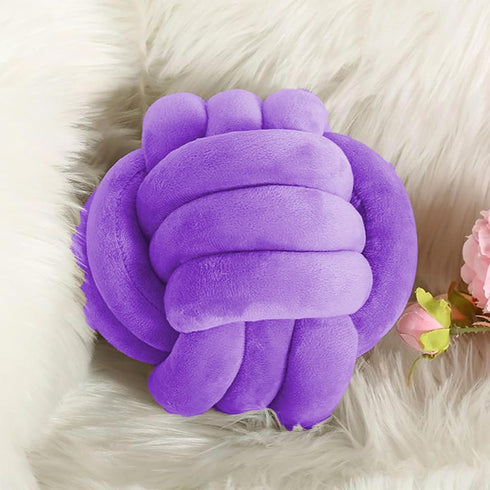 Super Soft Velvet Bulky Tube Yarn for Hand Knitting Blanket for Braided Knot, Giant Arm Knitting Yarn for Knitting Throw Rugs Pillow(Violet 0.55lb...