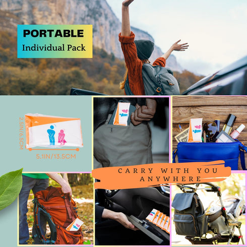 Urine Bag Pee Bag,12/24 Packs 700ML Disposable Urinal Bag for Travel, Emergency Portable Pee Bag and Vomit Bags, Toilet Bag for Camping, Traffic J...