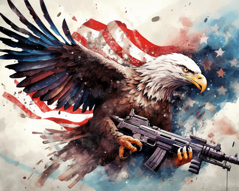 Tucocoo Fighting Eagle DIY Paint by Numbers for Adults Beginner Kids,Oil Painting Acrylic Paint by Numbes Kits on Canvas, Painting Kit Gifts Arts ...