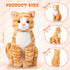 13 Inch Cat Plush Toy Realistic Cat Stuffed Animal Soft Cute Kitten Plush Toy Gifts for Home Decor Birthday Valentine's Day Party Favors Supplies(...