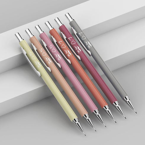 Mr. Pen- Mechanical Pencil Set with Lead and Erasers Refills, 6 Pack, Boho Theme, 0.5mm & 0.7 mm, Cute Aesthetic Pastel Led Pencils 0.7mm...