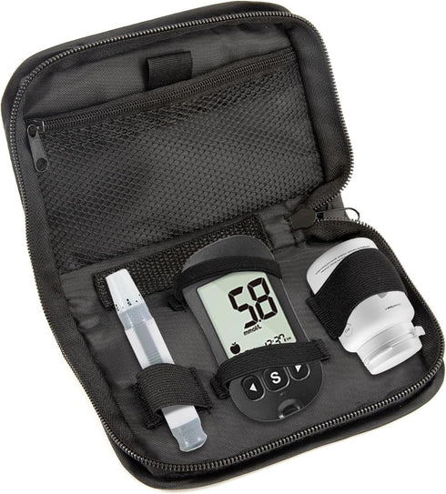 Diabetic Supplies Travel Case, Diabetic Supply Organizer Bag, Diabetes Storage Bag for Glucose Mete, Blood Glucose Meter Storage Bag for the Daily...