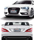 Indeed BUY License Plate Frames Black, 2 Pcs 4 Holes Car Licenses Plate Covers Stainless Steel Holders Frame for Plates with Screw Caps....