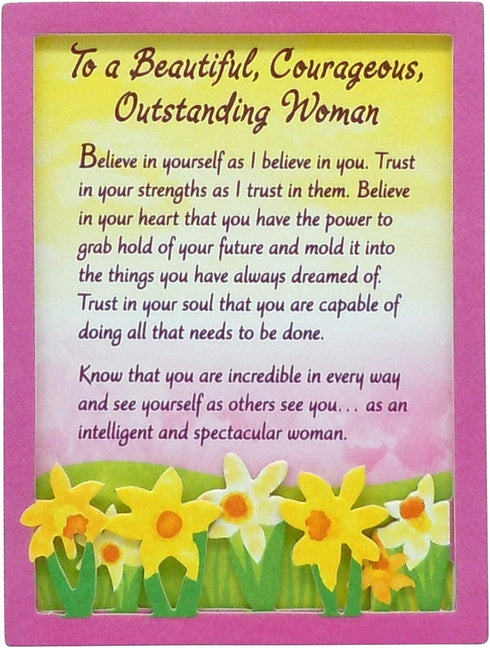Blue Mountain Arts “For Her” Magnet with Easel Back—Gift for a Mom, Daughter, Sister, Friend, Wife Grandmother, or Any Woman, 4.9 x 3.6 Inches (To...