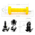 Electric Fence Spring Gate Handle Set with Insulators and Anchor, Yellow (MB2Pcs+4B)...