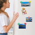 Qualsen Fridge Magnets, Refrigerator Magnets, Strong Magnets for Crafts, Small Magnets for Whiteboard Magnet for Kid, Mini Cute Magnets for Fridge...
