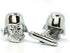 Teri's Boutique Men's Jewelry Star Wars Darth Vader Head Silver Tone Cufflinks Pair w Box...