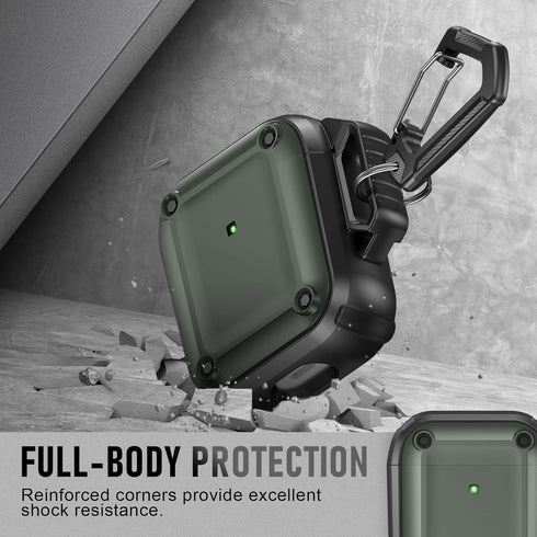 Maxjoy for AirPods 2nd Generation Case with Cleaner Kit,Powerful Magnetic,Drop-Proof and Wear-Resistant,Compatible with AirPods Case Cover for Men...