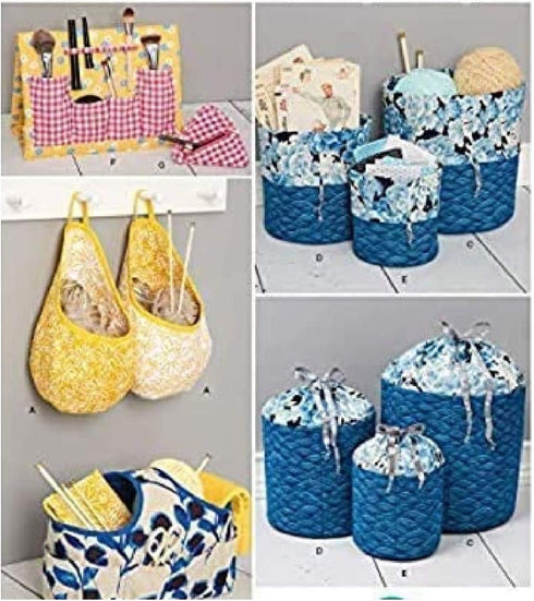 Simplicity Makeup Supplies Organizer Sewing Patterns, One Size Only...
