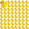 50 Pieces Mini Resin Ducks Decoration Miniature Ornament Tiny Ducks for DIY Garden Dollhouse Duck Accessories Baby Shower Birthday Party Favors De...