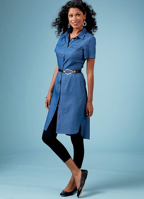 Butterick B6640A5 Easy to Sew Women's Petite Top, Pants, and Dress Sewing Patterns Sizes 6-14...