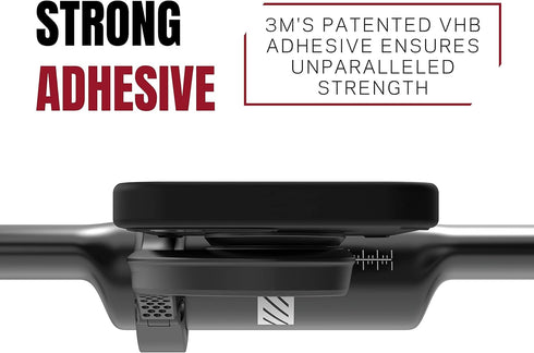 KOM Cycling Edge Universal Phone Adapter Attach Your Smartphone to Any Bike Mount - Quarter Turn Phone Mount Adhesive Adapter...