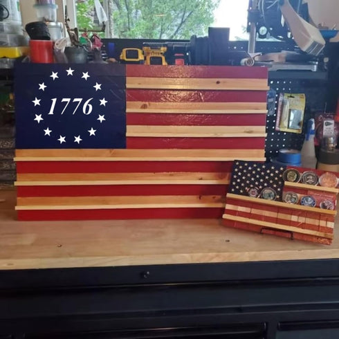 Large American Flag Stencil Star Stencils for Painting 50 Stars Military Template for Flag Patriotic Wood Burning Stencils for Spray Painting on S...