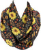 Etwoa's Sunflower Infinity Scarf Circle Scarf Loop Scarf...