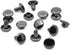 Dritz Double Cap Gunmetal Includes Rivets & Tools Fasteners...