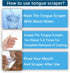 2Pcs Stainless Steel Tongue Scrapers,U Shaped Tung Scraper Tounge Scrapper Bad Breath Removal Oral Health Protection Tongue Cleaner...