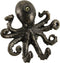 Zeckos Antique Bronze Finish Steampunk Octopus Wall Hook...