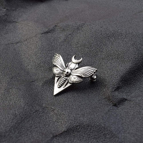 Death's Head Hawkmoth Moth Brooch Death's-Head Hawkmoth Gothic Halloween brooches Jewelry...