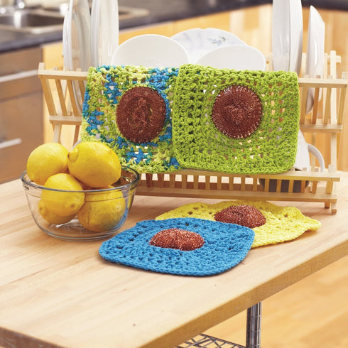 Lily Sugar 'N Cream The Original Solid Yarn, 2.5oz, Medium 4 Gauge, 100% Cotton - Hot Blue - Machine Wash & Dry...