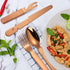 Camping Silverware Copper/Rose Gold Flatware Stainless Steel Eating Utensils Set Travel Portable Knife Fork Spoon Bottle Opener 4 Pieces Multi-fun...
