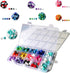 150PCS 12mm Lentil Silicone Beads 7 Color Set DIY Focal Beads Mix Color Silicone Beads for Pens Rubber Beads Loose Beads for Art Craft...