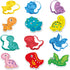 Dinosaur Dough Sets Kitchen Creations Toy Cooking Cokies Cutter,8 Play Do Pack of Compound Colors with 6 Dino Cutter Shapes,1 Roller Tools and Kni...