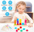 Montessori Toys for 2 3 4 Year Old Kid Boy Girl Toddler, Montessori Wooden Beads Sequencing Toy Set, Lacing Beads & Stacking Block & Matching Shap...