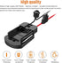 Power Wheel Adapter with Fuse & Switch, Secure Battery Adapter for WORX 20V PowerShare Lithium Battery, with 12 Gauge Wire,Good Power Convertor fo...