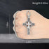 Cross Pendant for Car Rear View Mirror Decor Prayer Hanging Ornament Stainless Steel Celtic Knot Cross Necklace Men Boys Christian Gift (Silver)...