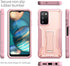 ExoGuard for Samsung Galaxy A03S 5G Case, Rubber Shockproof Heavy Duty Case with Screen Protector for Samsung A03S 5G Phone, Built-in Kickstand (P...