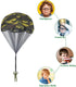 10&12&15 Pcs Parachute Toy, Camo Parachute Men Toy Tangle Free Throwing Hand Throw Outdoor Flying Gifts Paratrooper Toy No Battery nor Assembly Re...