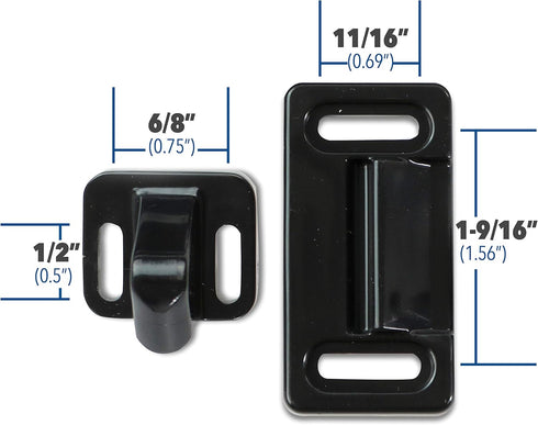 RV- Screen Door Latch Right Hand Handle Kit - Camper Motorhome Travel Trailer...