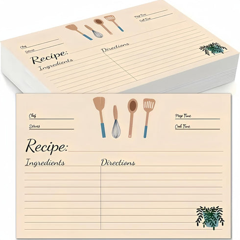YOJO Handcrafted Recipe Box,Wooden Recipe Box With 50 Double Sided 4x6 Recipe Cards And 6 Dividers,Ideal Gift For Mother's Day,Wedding,Birthday,An...