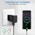 Adaptive Fast Charger Kit, KAIMENGLONG Quick Charge USB Wall Charger for Samsung Galaxy S21 /S21 Ultra 5G / S10 /S20 / S10e / S9 /S8 /Plus/Edge/Ac...