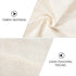 Uonlytech Lamp Shade Linen Pre-cut Round Craft Diy Making Cover Lampshade Material Fabric Floor Styrene Light Shade Cloth Desks White for Re Repla...