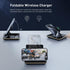 5 in-1 Wireless Charger Phone Charging Station Automatic Lifting Charging Stand Dock Fast Travel Charger for Multiple Devices Adapt with Phone, iW...