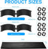 12 Pcs Bicycle Handlebar Rubber Gasket & 1 Rubber DIY Gasket, Anti-Vibration and Anti-Slip Handlebar Stem Shim Spacer Adapters to Fit 22.2/25.4 mm...