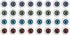 Genie Crafts Plastic Doll Eyes for Crafts and Embellishments (4 Colors Plastic Eyeball, 20mm, 16 Pairs)...