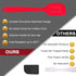 Silicone Spatula Set of 7, P&P CHEF Heat-Resistant Rubber Spatulas Kitchen Utensils Set for Non-stick Cooking Baking Mixing, Seamless & Flexible D...