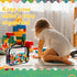 Sanwuta 3 Packs Toy Storage Bags with Zipper, Clear PVC Organizing Bags, Waterproof Toy Bags for Board Games, Building Blocks, Toys and Kids Books...