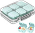 Pill Organizer SOFISO 4/6 Grid Free Assembly Travel Medicine Organizer 10 Day Pill Organizer Portable Pill Box Waterproof Pill Case Daily Medicati...