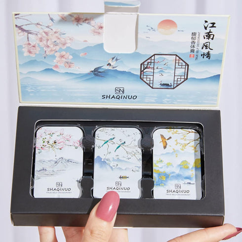 3PCS Solid Balm Sets Solid Perfume Portable Pocket Balm Perfume Perfect for Travel Use Natural Fragrance Parfum for Men and Women...